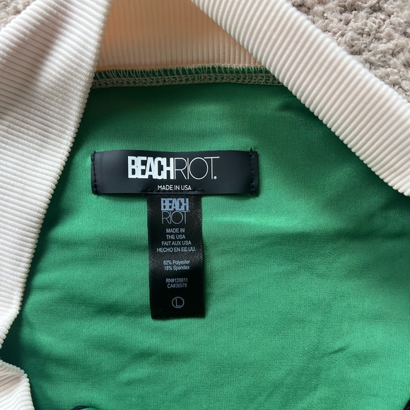 New Beach Riot Riza top + Alexis bikini size L - Picture 6 of 11